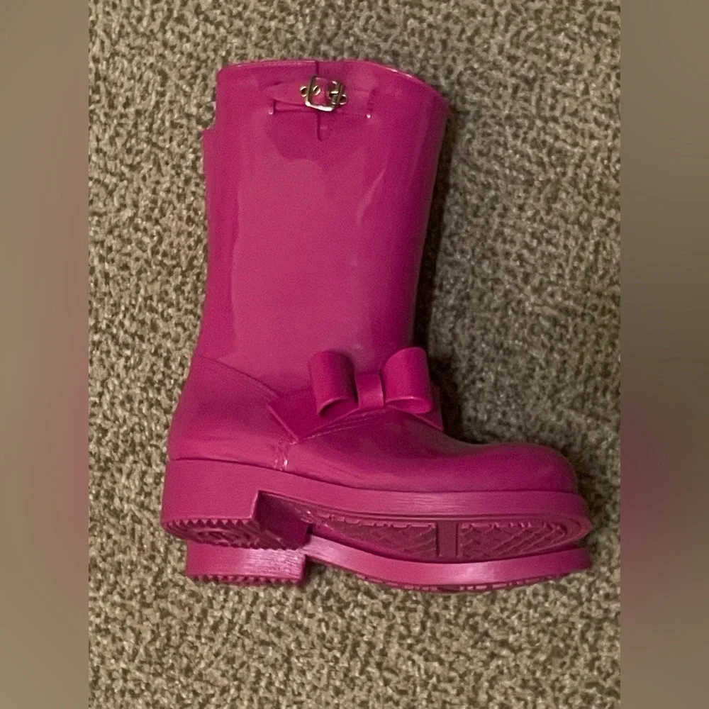 Valentino RED Rain Boots | Girls | Pink | Size 37 | Mid Calf